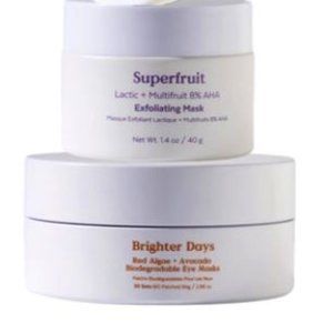 Three Ships exfoliant and red algae eye mask bundle (used twice)